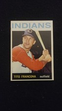 1964 Topps Baseball card # 583 Tito Francona   (VG to EX)