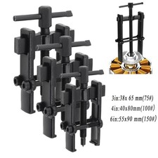 3" 4" 6" 2-Jaw Puller Kit Forged Steel Gear Bearing Extractor Removal Tool Set
