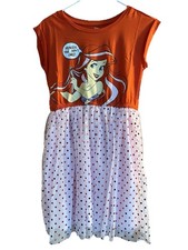 Disney Princess Ariel Dress Costume Tulle Princess Hair Don t Care Saying