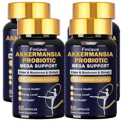 Akkermansia Muciniphila Probiotic for Gut Health Weight Loss 60/120/240 Capsules