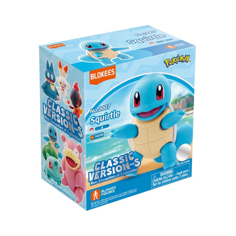Blokees CV-S Pokemon Squirtle Action Figure Model Toys w/Box