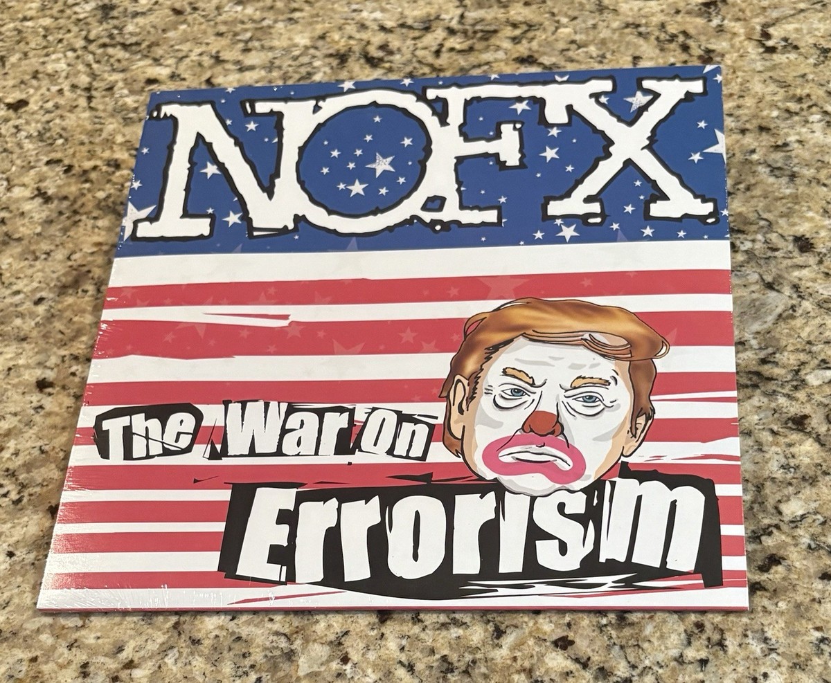 NOFX, The War on Errorism, Donald Trump Cover Repress Red White