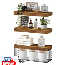 Bathroom Shelves Over Toilet - Wall Mounted Floating Shelves Toilet Paper