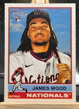 JAMES WOOD RC 2025 Topps Heritage Baseball #231 ROOKIE CARD Washington Nationals