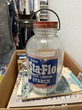 sta-flo liquid starch bottle