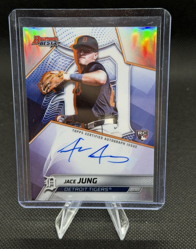 Jace Jung Topps Tigers Rookie Autograph Refractor B25-JJU 7 Card Lot 2025