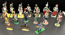 Vintage Hand-Painted Napoleonic-Era Lead Toy Soldiers - Group of 16