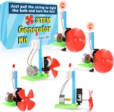 Bulk STEM Kits: 5 DC Motor Science Experiment  Engineering Projects for Kids
