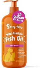 Pollock Salmon Oil Blend Wild Alaskan Fish Oil for Dog Cat Immune System Support