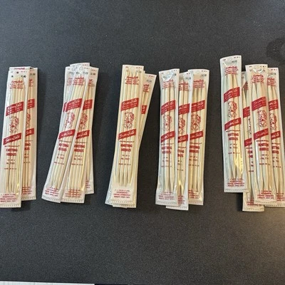 Vintage NIP Susan Bates LUXITE 10" Double Point Knitting Needles 4 pk-Sizes-read