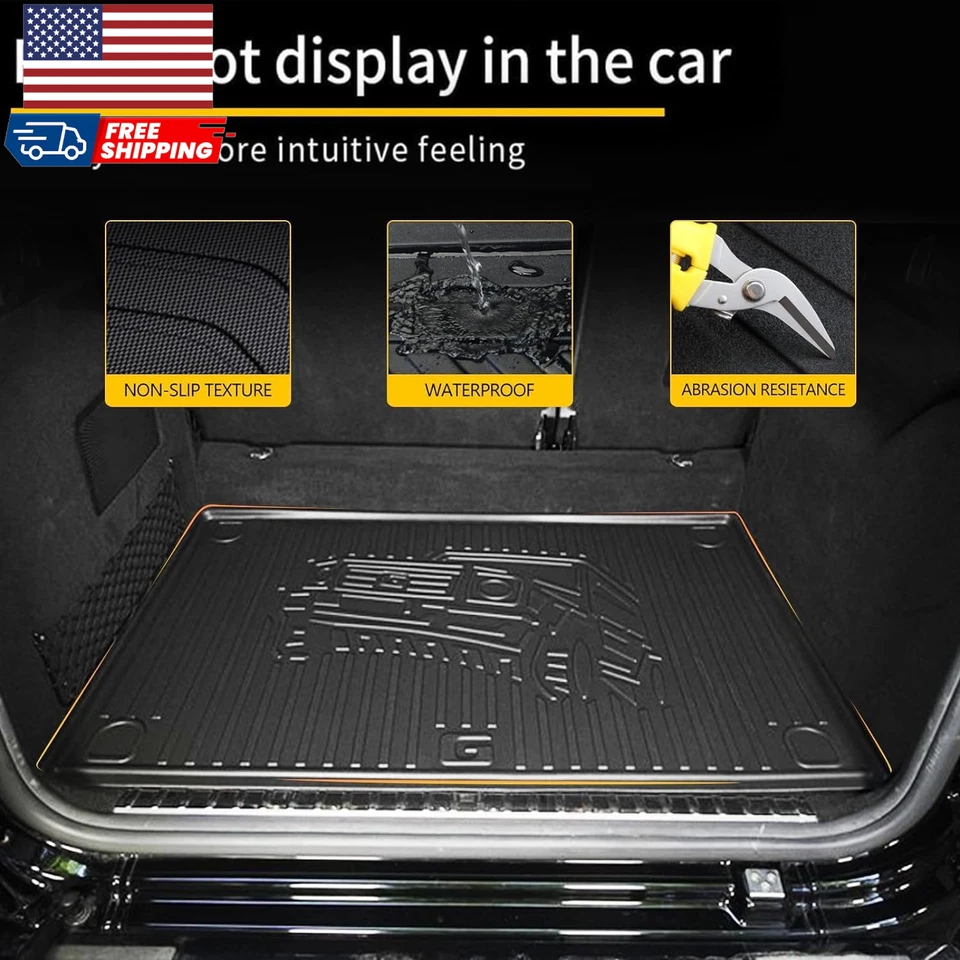 Alfombrillas y maletero originales para 2019-2024 2025 clase G/G550/G580/Am Foto 4 de 4