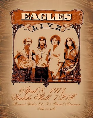 Eagles Live at Waikiki 1973 Shell Mini 13