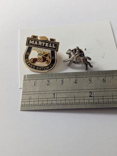 Horse Racing Vintage Pin Badges Martell Grand National 1995 - Picture 5 of 5