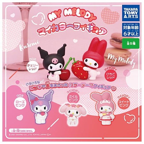 Sanrio Characters My Melody Color Figure Takara Tomy 2-Inch