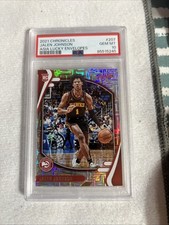 2021-22 Panini Prizm Jalen Johnson Chronicles Asia Lucky Envelope RC /8 PSA 10