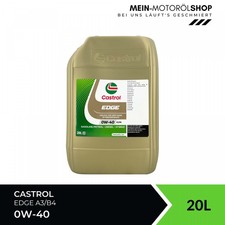 Castrol Edge 0W-40 A3/B4 VW Mercedes MB 229.5 Renault RN BMW Motor&ouml;l 20 Liter