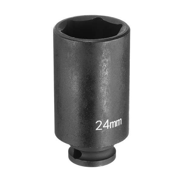 Tiefer Schlagschrauber-SteckschlüSsel, 3/8 Zoll Antrieb, 24 Mm 6-Kant 65 Mm Lang-image