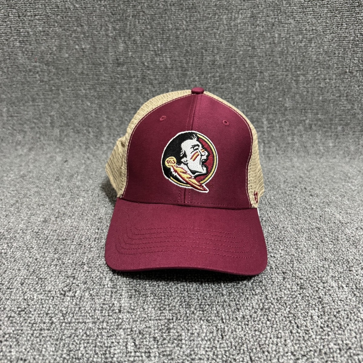 '47 Brand Florida State Seminoles Trucker Snapback Garnet Tan One Size Hat