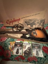 Lotto Chitarra Elettrica Epiphone  + Giochi Xbox 360 E Psx3+ Cavo Rocksmith