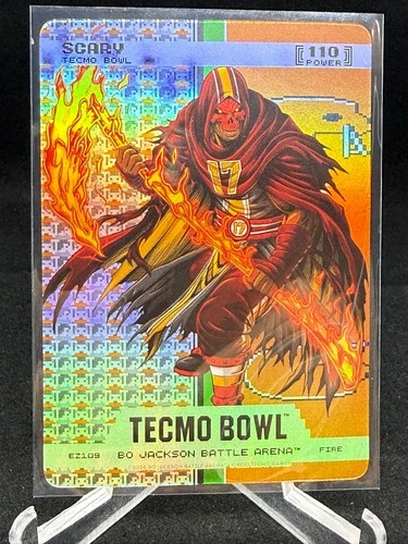 Bo Jackson Battle Arena Tecmo Bowl Scary Fire Helmet Endzone #EZ109