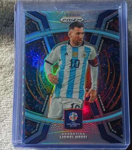 2024 Panini Prizm CONMEBOL Copa America - Phenomenon Lionel Messi #15 Silver Prz