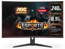 AOC C32G2ZE 31.5" FHD VA 240Hz FreeSync Curved Gaming Monitor