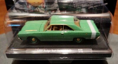 NEW M2 MACHINES AUTO-DRIVERS *CHASE* 1969 DODGE DART SWINGER 340 W