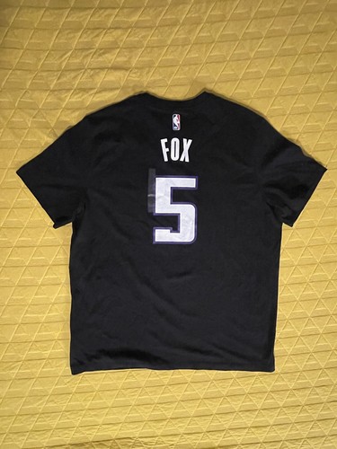 De’Aaron Fox Sacramento Kings Jordan Brand NBA T-Shirt Size 2XL - Picture 2 of 2