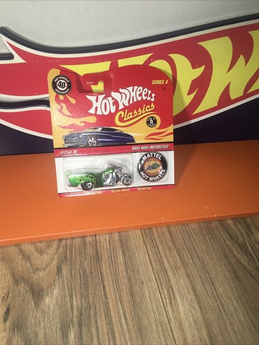 Hot Wheels Classics Series 4 #11 OF 15 Boss Hoss Motorcycle w/Badge - 第 2/10 張圖片
