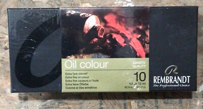 Oil Colour 10x15ml Tube Basic Paint Set (A2)