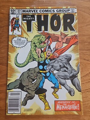 The Mighty Thor #321 (Marvel Comics July 1982)