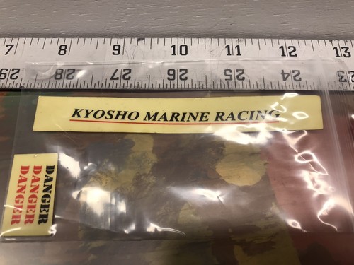 RC KYOSHO MARINE RACING BOAT DECALS USA SHIPPED - Picture 3 of 3