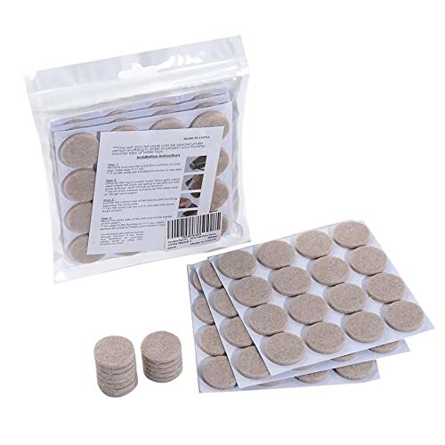 ANTHYTA 12 Pcs Furniture Sliders, 7.5 * 1.5c Self-adhesive Chair Leg