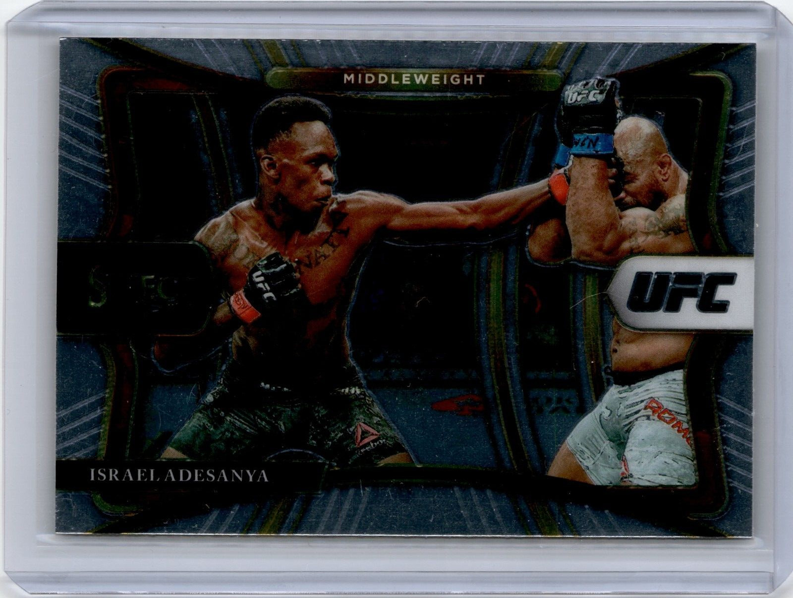 Israel Adesanya 2021 Panini Select UFC Middleweight Premier Level #134
