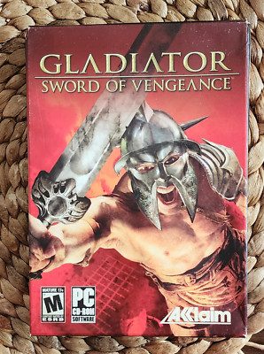 Gladiator Sword of Vengeance (2003) PC NEW Factory Sealed Box - ACTION FUN!