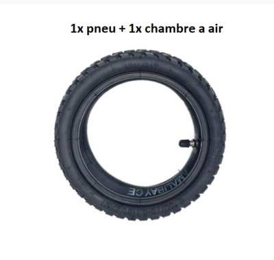 LTSKY Pneus tout-terrain 8,5" sans chambre à air pour Xiaomi M365/1S