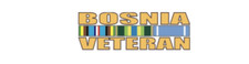 6" us military bosnia veteran sticker decal usa made