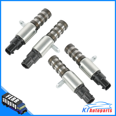 4x Variable Camshaft Timing VCT Control Solenoid For 17-24 Ford F-150 Ecoboost
