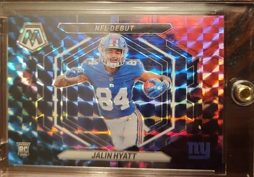 2023 Panini Mosaic JALIN HYATT NFL DEBUT RC Nebula 1/1 NY GIANTS One of One