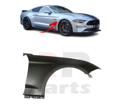 Für Ford MUSTANG Gt 2019 - 2022 Neu Vorne FENDER Stahl Für Malerei Rechts