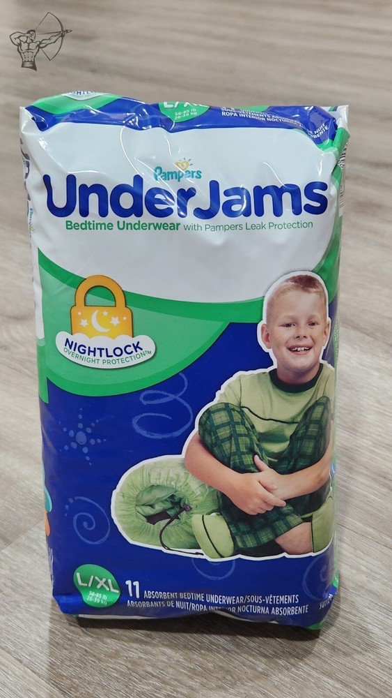 Pampers Under Jams, Bedtime Underwear with Pampers Leak Protection, 11p, L/XL