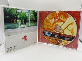 Neon Genesis Evangelion: Digital Card Library Sega Saturn Game CIB Japan JP