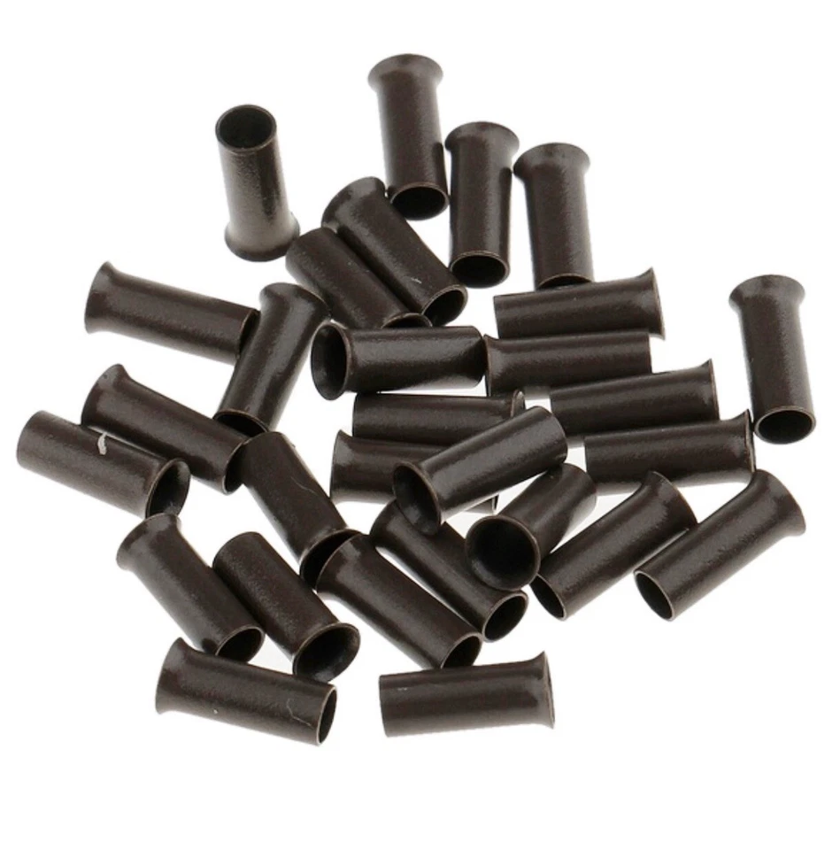6mm Black Copper I-Tips Tube Beads - Image 2 of 4