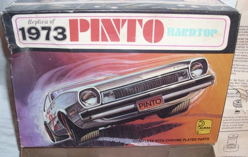 PALMER 1973 FORD PINTO CAR MODEL KIT BUILT UP BOXED