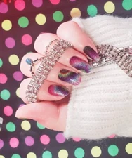 Color Nail Polish Strips 16ct.LIMITED. Electric Blast. READ DESCRIPTION BELOW