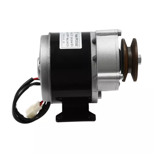 Motor eléctrico de reducción de engranajes 36V/12V potente motor eléctrico con polea de correa - Imagen 11 de 38