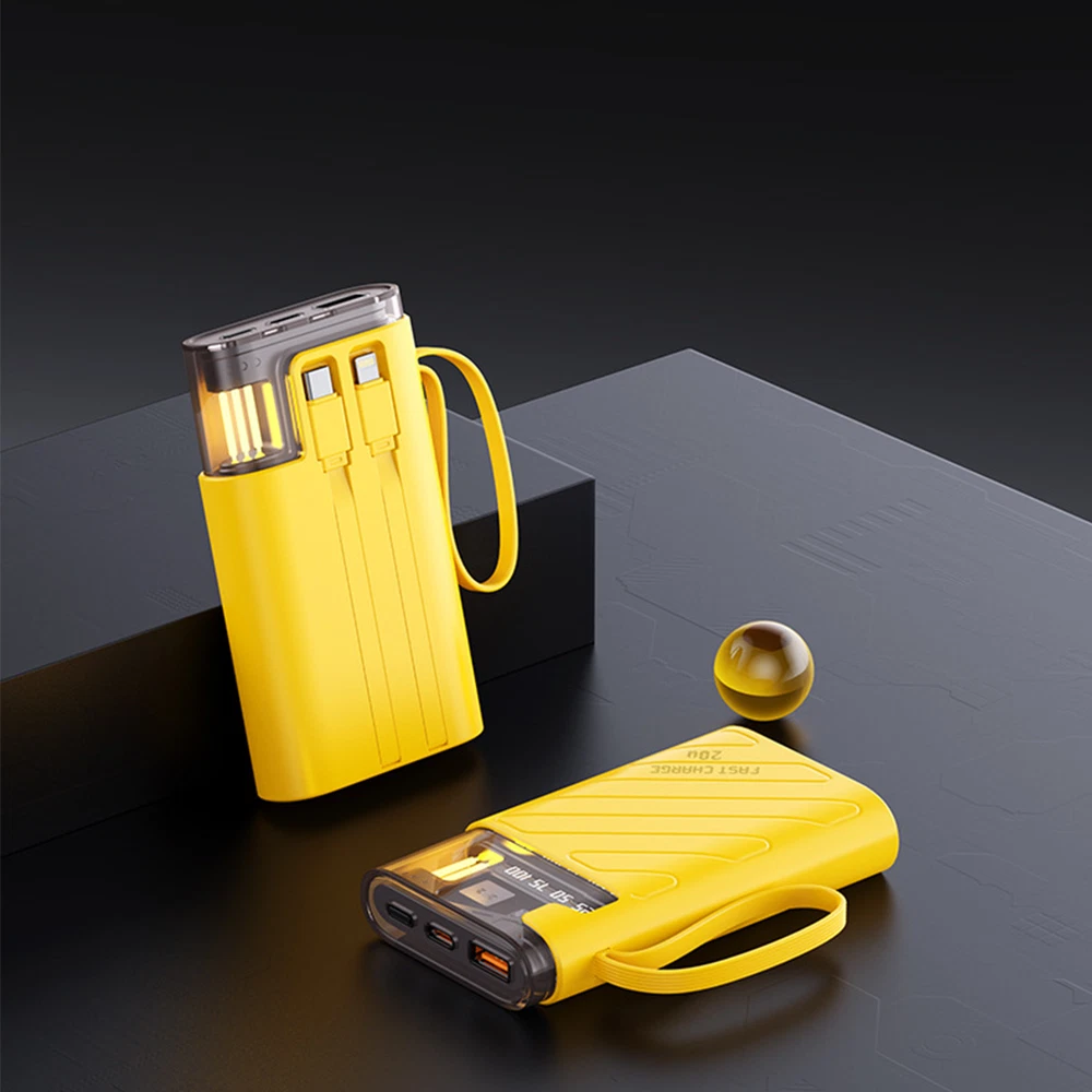 Power Bank 10000mAh 20W Charging Portable External Battery Backup For Cell Phone