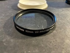 Camera Filter - TIFFEN 62mm UV PROTECTOR Glass Lens Filter w/ Case Made in USA