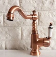Antique Copper Ceramic Single Handle/Hole Kitchen Faucet Sink Mixer Tap 2nf398