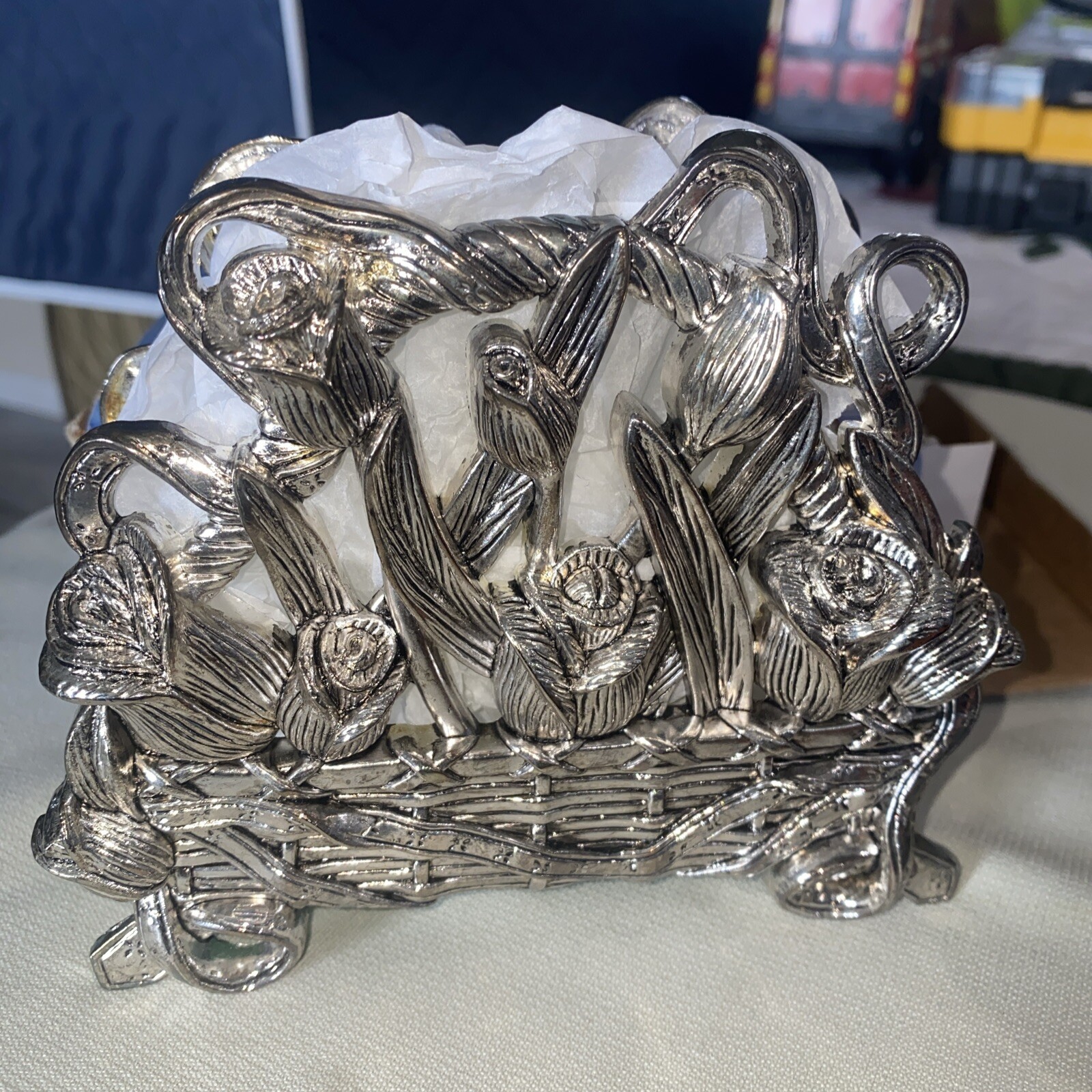 G Victor Imports Vintage Mid Century Napkin Holder